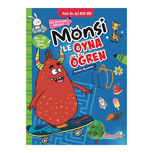 The Kitap Monsi ile Oyna & Öğren: Renkli Oyunlar