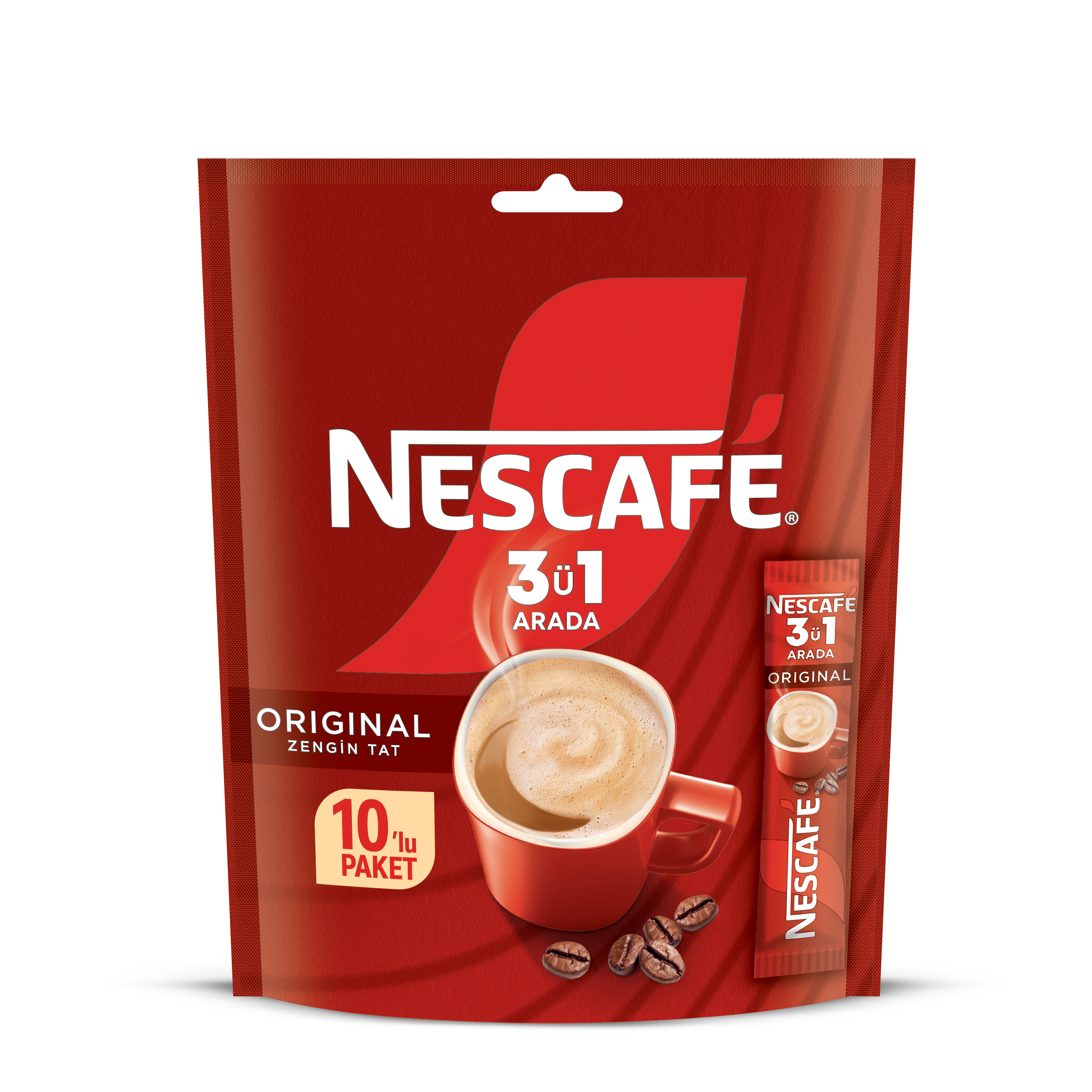 Nescafe 3'ü 1 Arada 17.5 g 10'lu