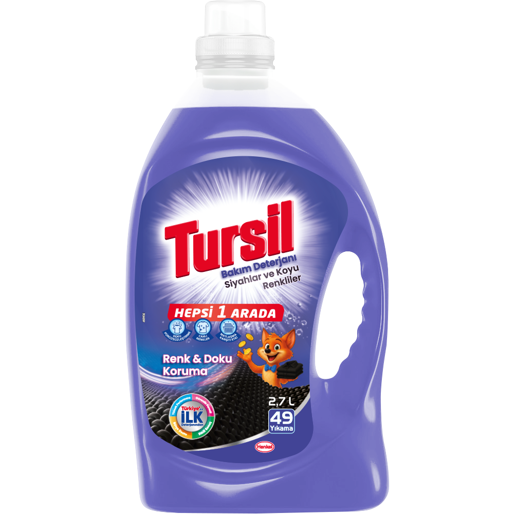 Tursil Sıvı Bakım Deterjanı Siyahlar 2.7 L