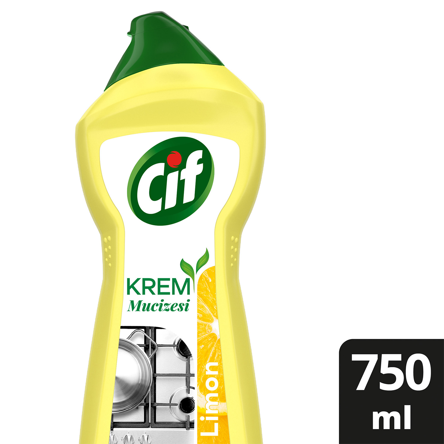 Cif Krem Mucize Yüzey Temizleyici Limon 750 Ml