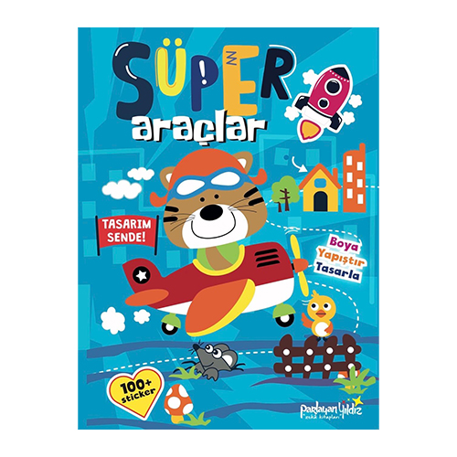 The Kitap Boya Yapıştır Tasarla Süper Araçlar