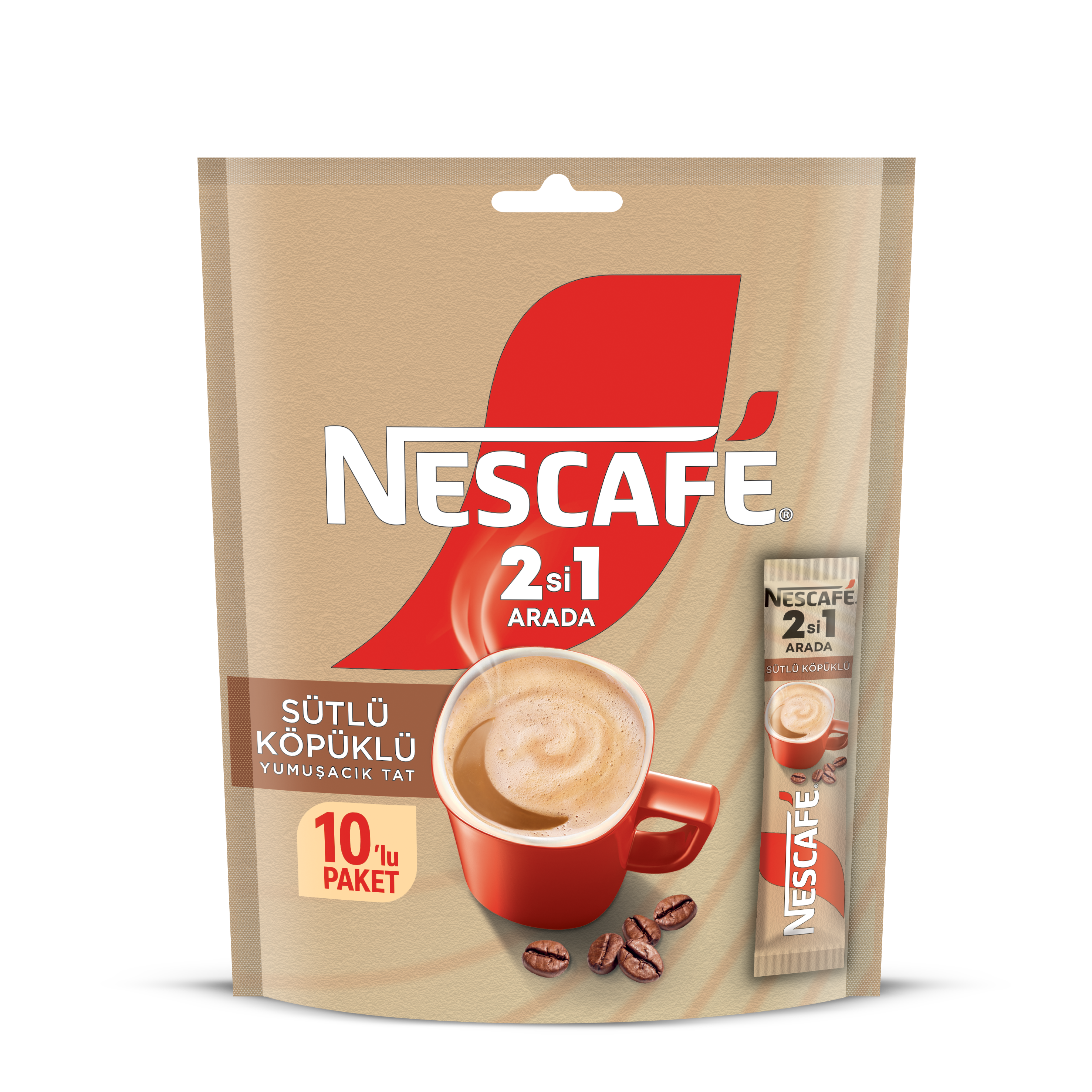 Nescafe 2in1 Sütlü Köpüklü 10 g x 10'lu
