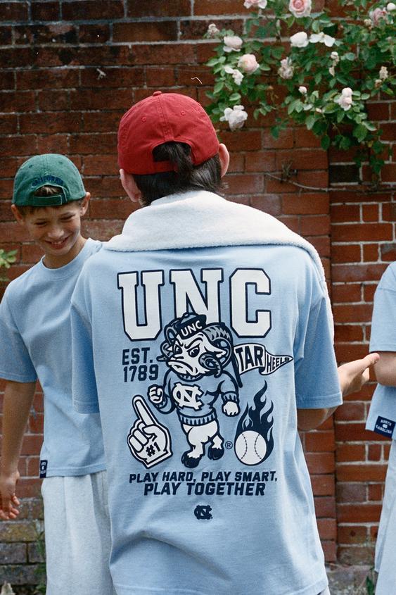 North Carolina Park Fields ® Baskılı T-Shirt