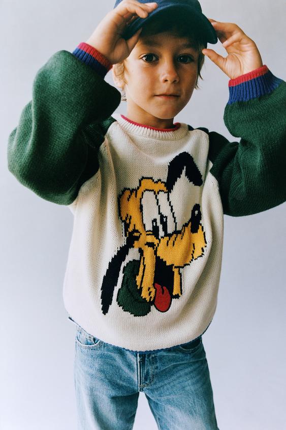 Pluto Ve Mickey Mouse © Disney Triko Kazak