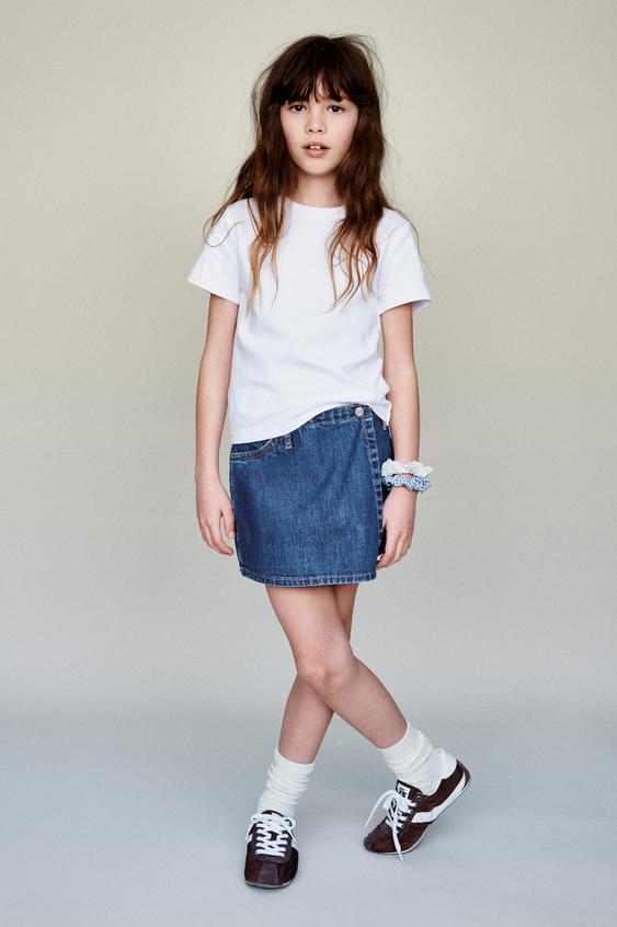 Denim Bermuda Etek
