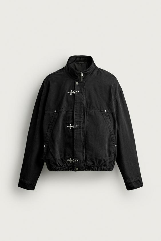 Metal Süslü Düğmeli Relaxed Fit Ceket