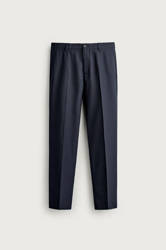 Yünlü Regular Fit Takım Pantolonu