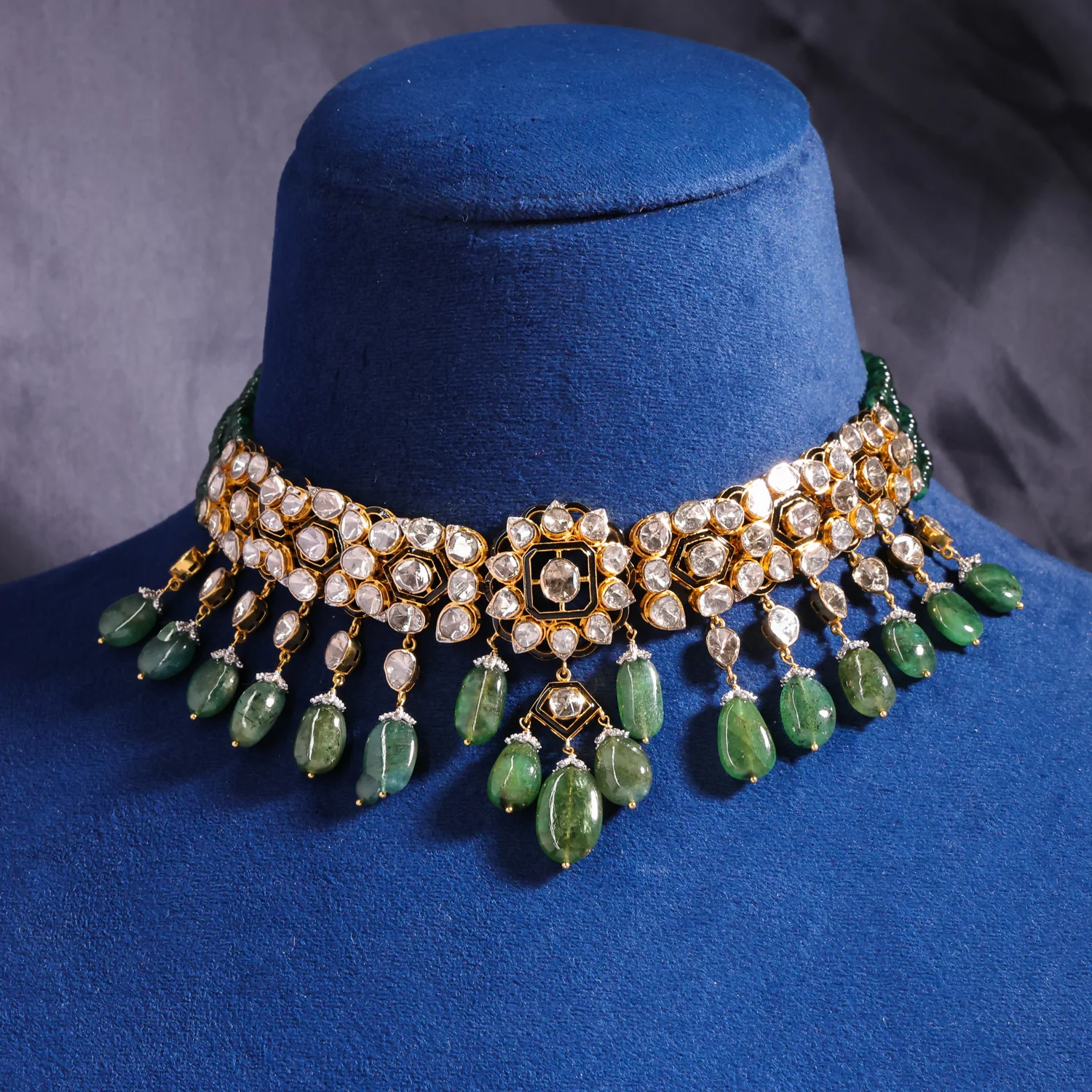 Zambian emerald cut Necklace27
