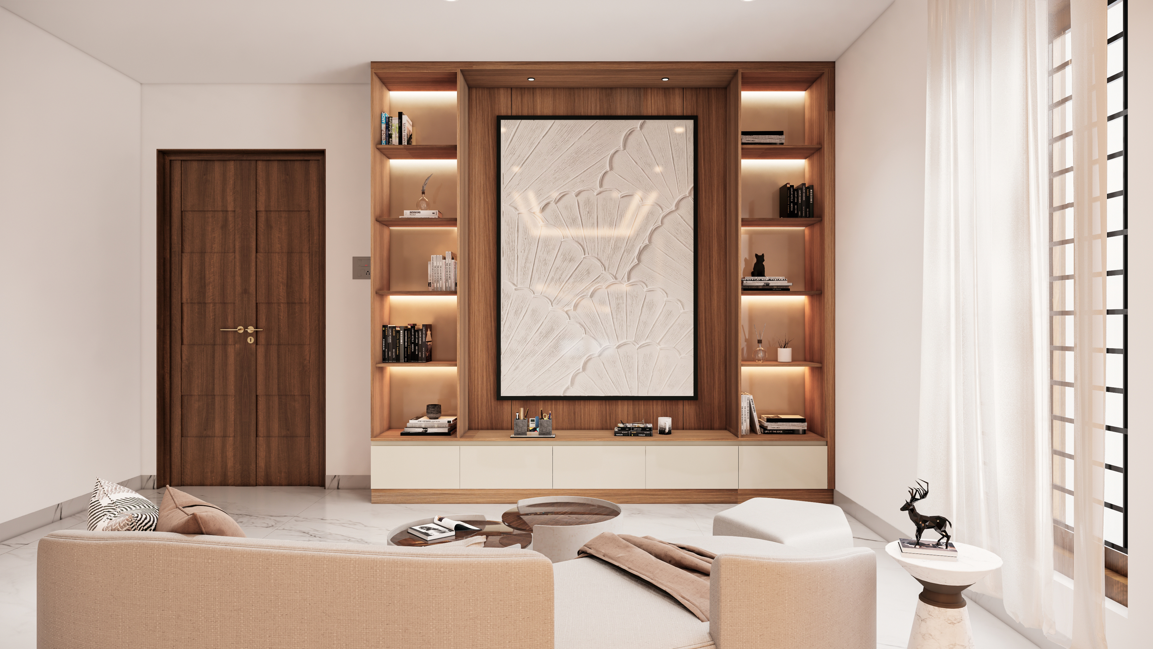 Display and Library Unit