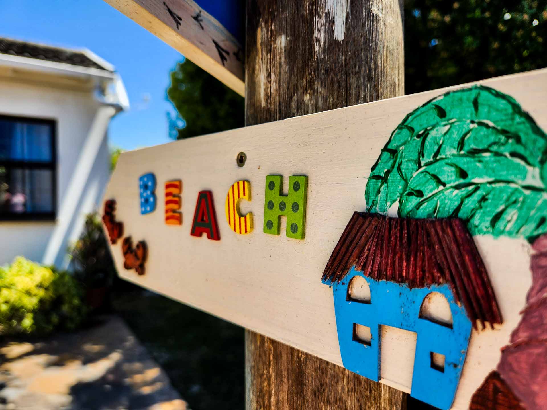 Beach Suite Sign - Try not to get lost on the way back from the beach!
