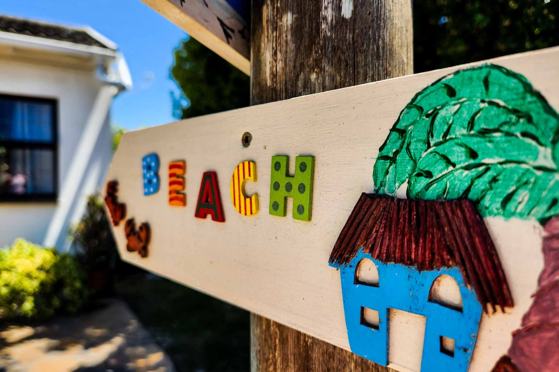 Beach Suite Sign - Try not to get lost on the way back from the beach!