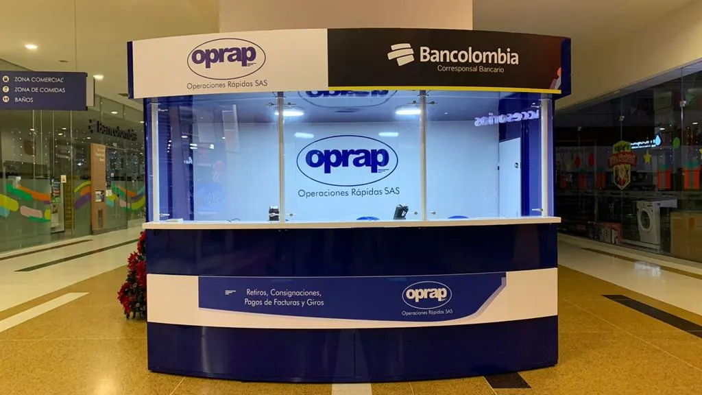 Oprap Bancolombia Kiosco Corresponsal Bancario