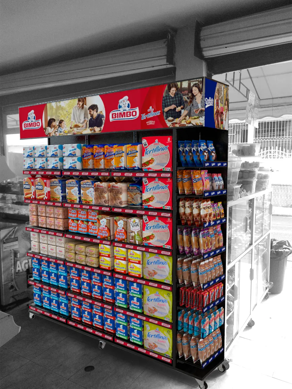 Bimbo Exhibidor Especial Tiendas Olimpica - Imagen 2