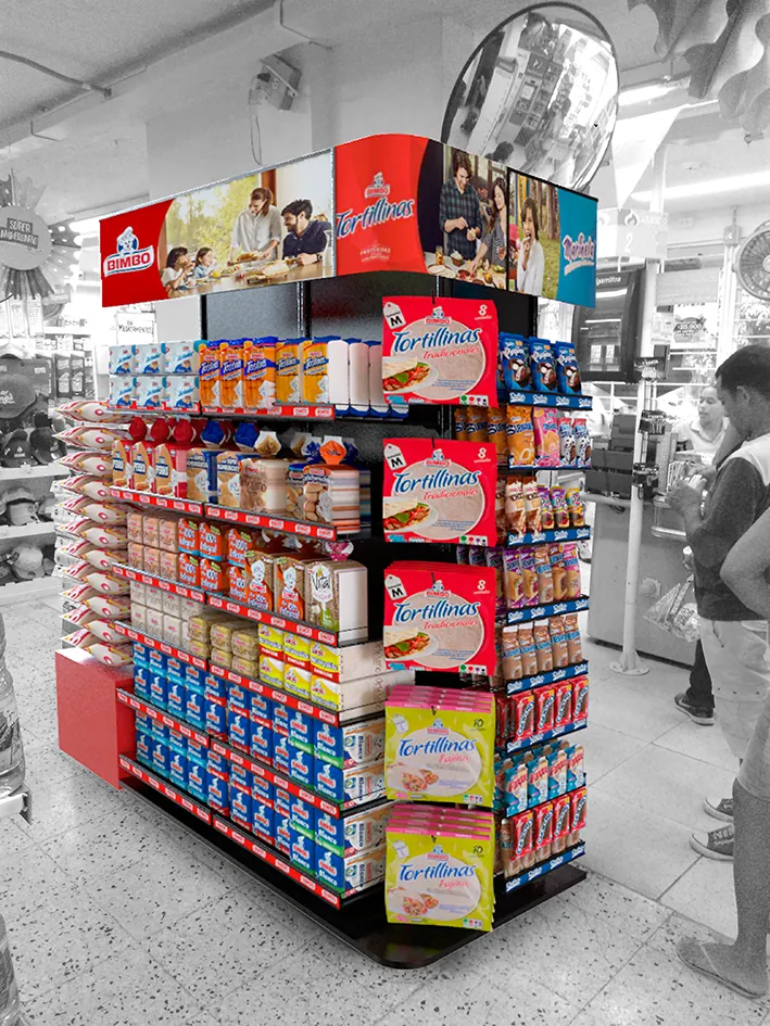 Bimbo Exhibidor Especial Tiendas Olimpica - Imagen 3