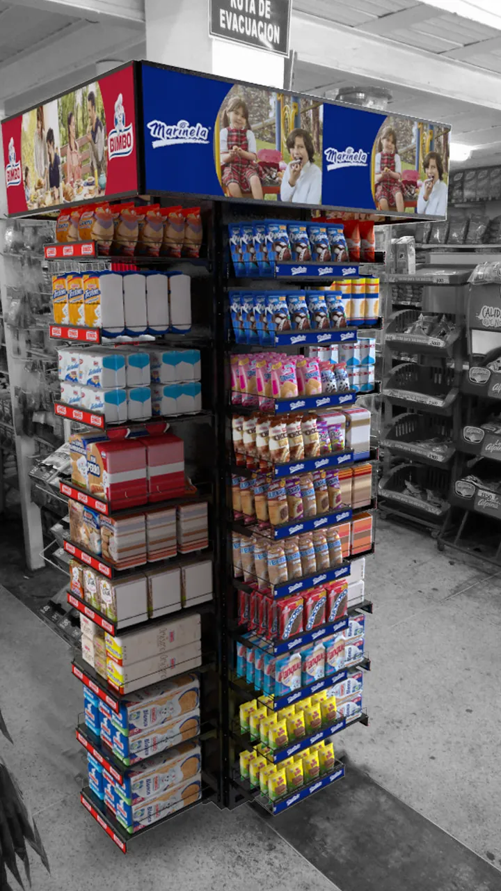 Bimbo Exhibidor Especial Tiendas Olimpica