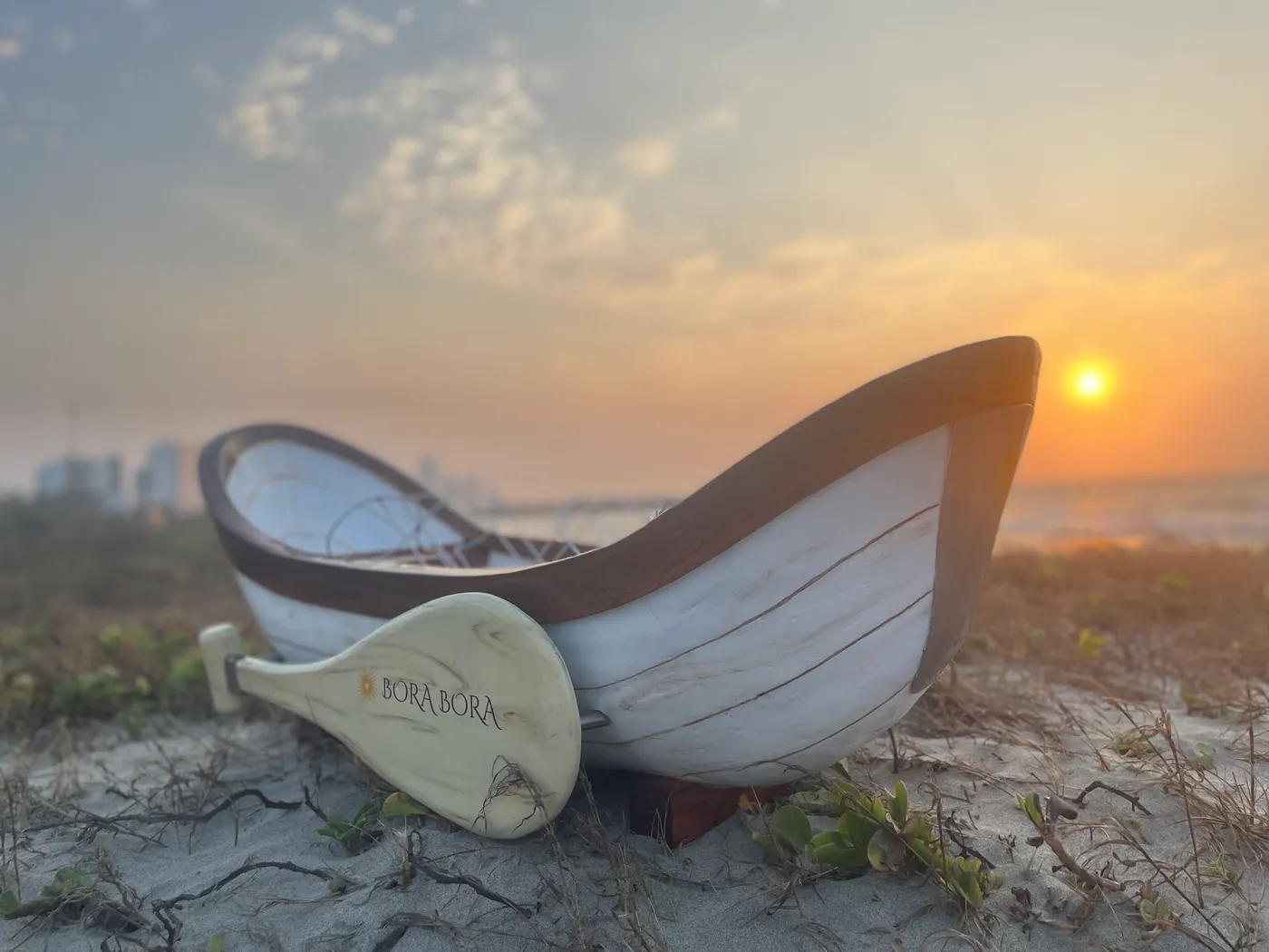 Bora Bora Bote Exhibidor De Vinos - Imagen 3