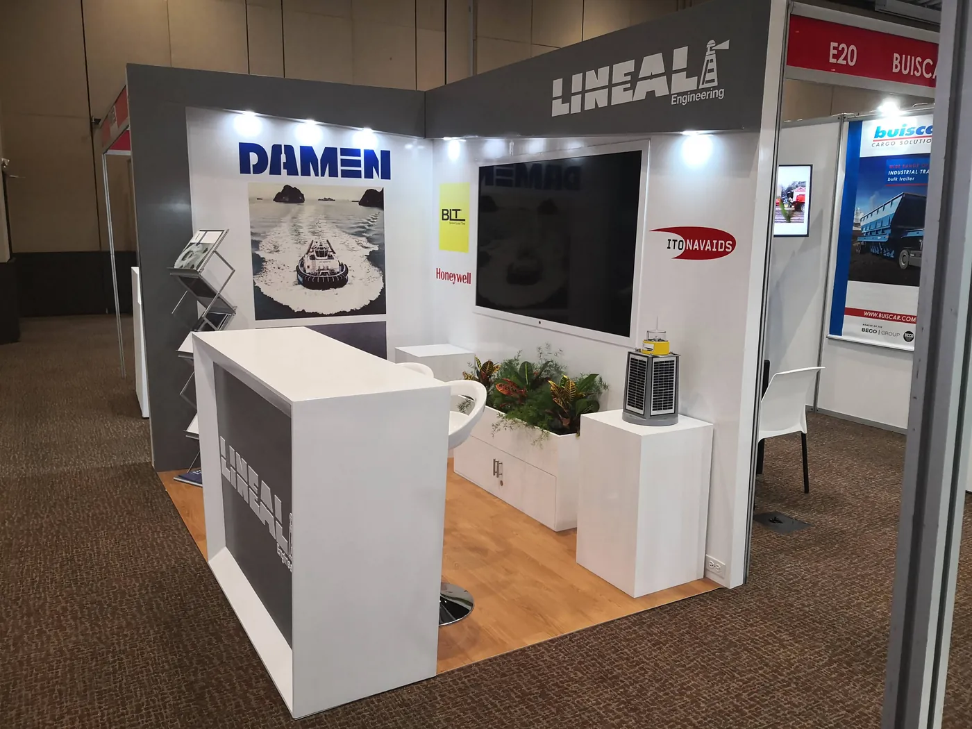 Lineal Stand Congreso Naval Centro De Convenciones De Las Américas