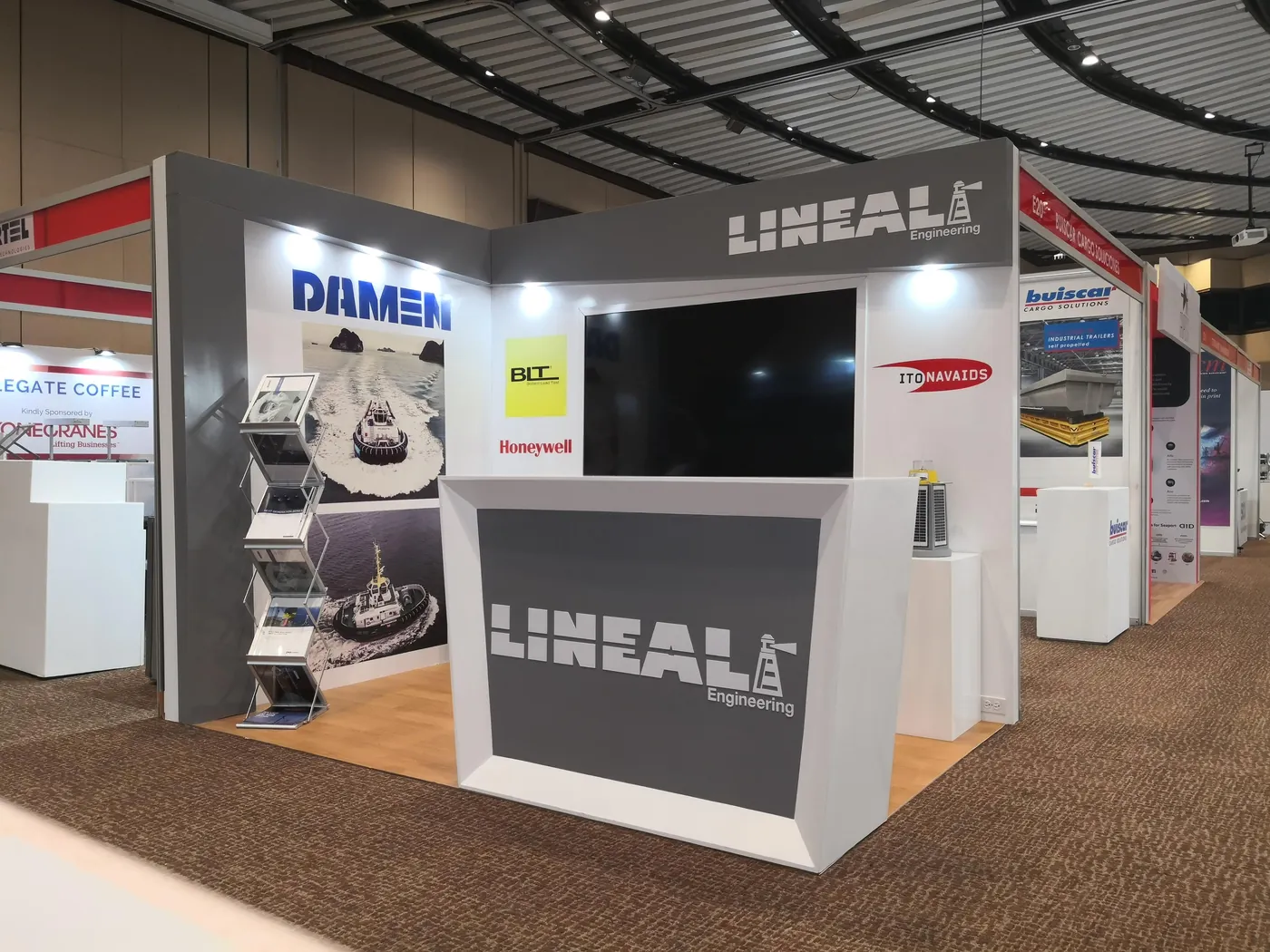 Lineal Stand Congreso Naval Centro De Convenciones De Las Américas - Imagen 2