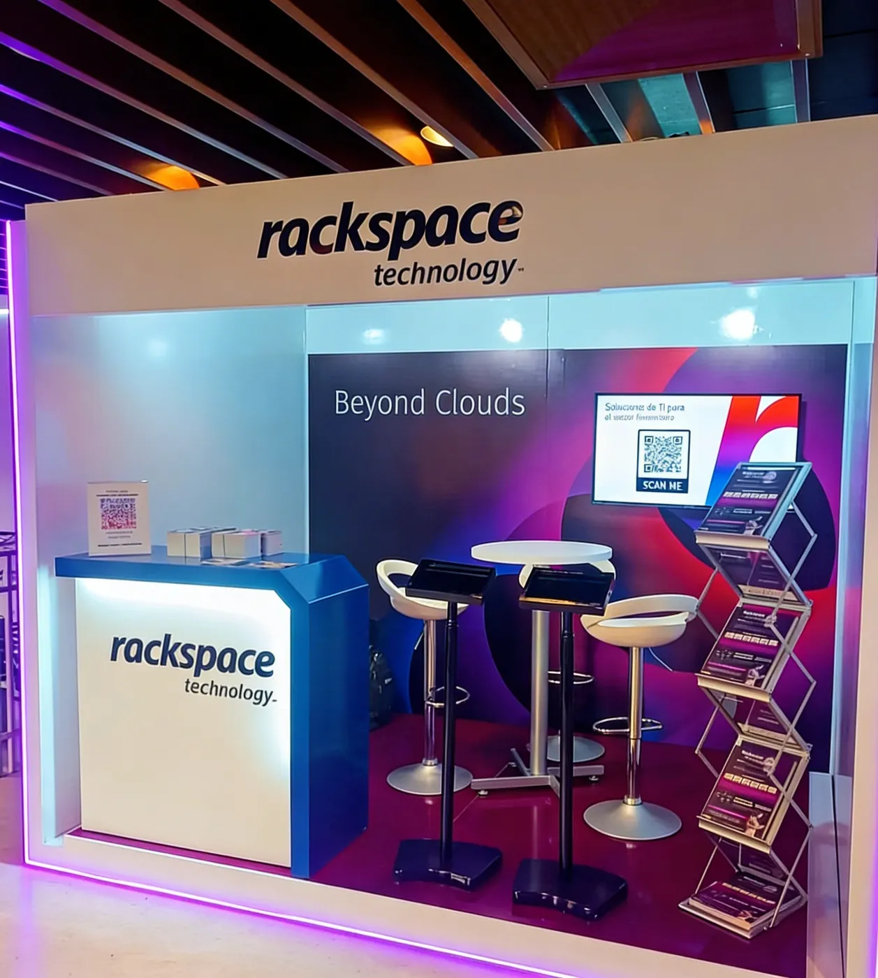 Rackspace Tecnology Stand Congreso De Tecnología Centro De Convenciones De Cartagena