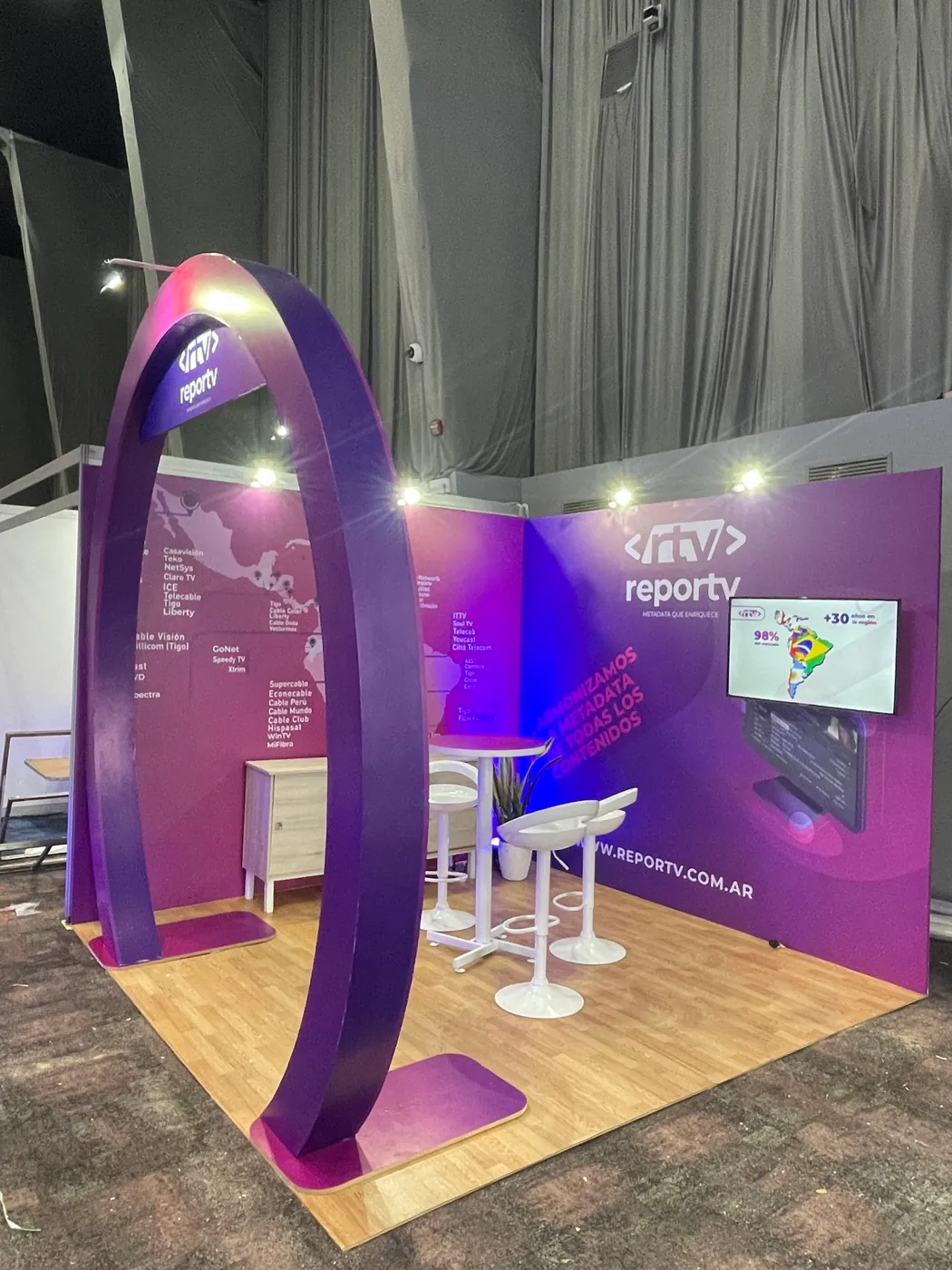 Report Tv Stand Congreso Cartagena - Imagen 2