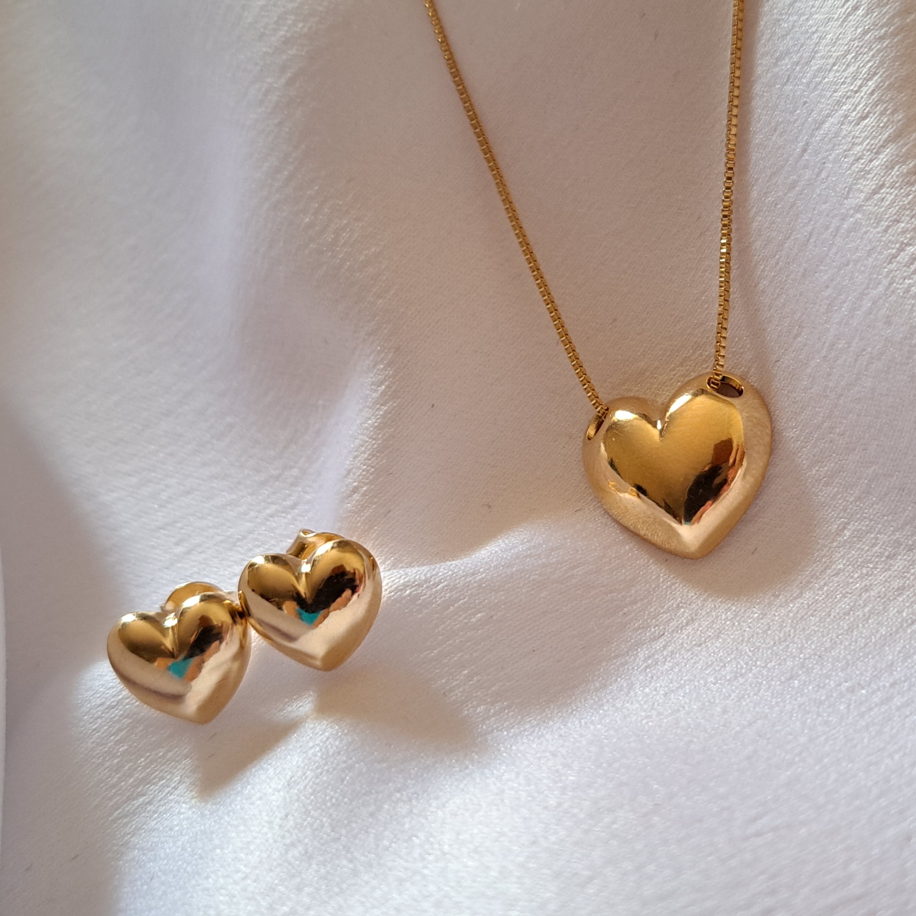 Foto de conjunto coração liso