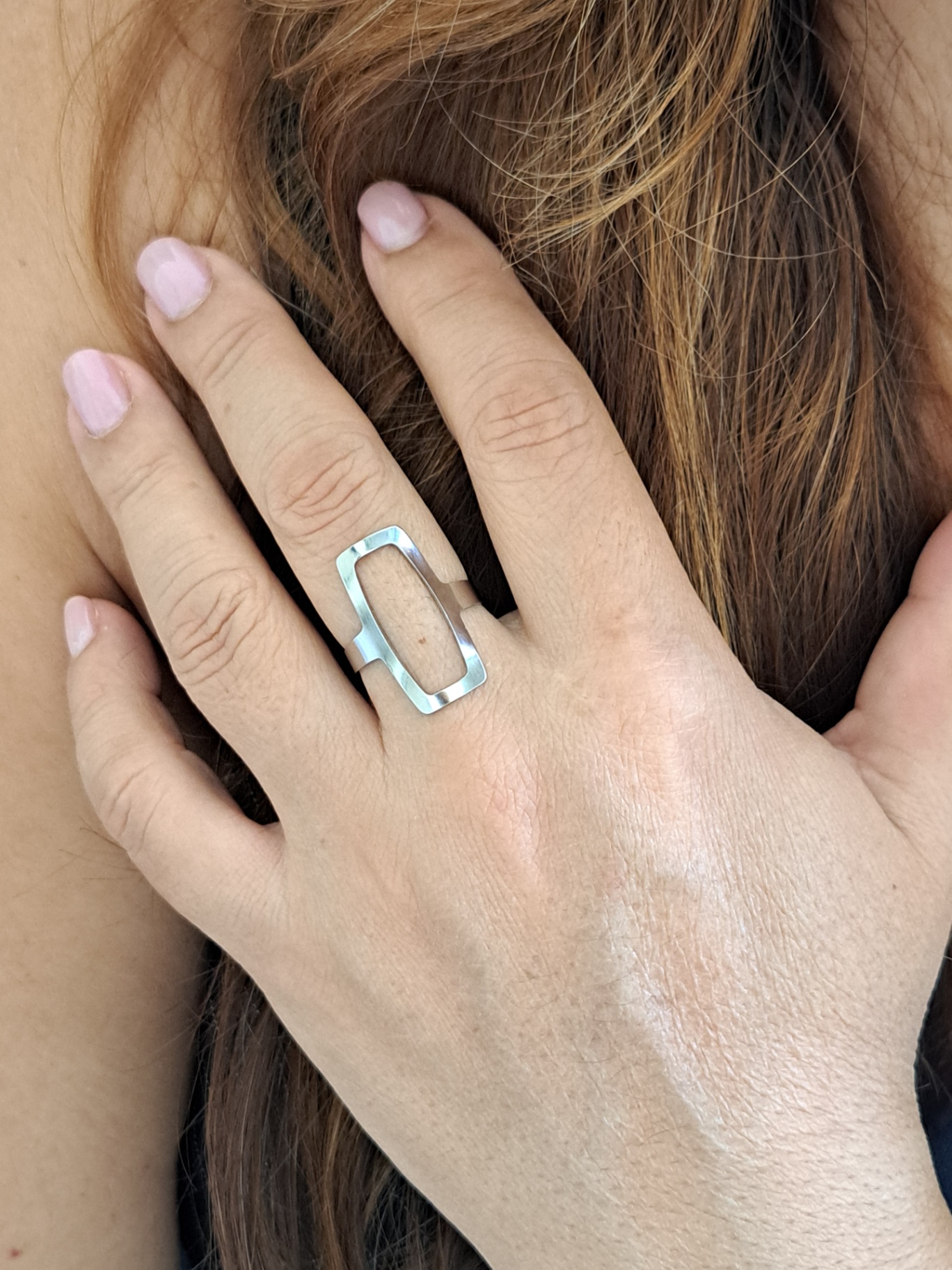 Foto de anel milênio em aço inox