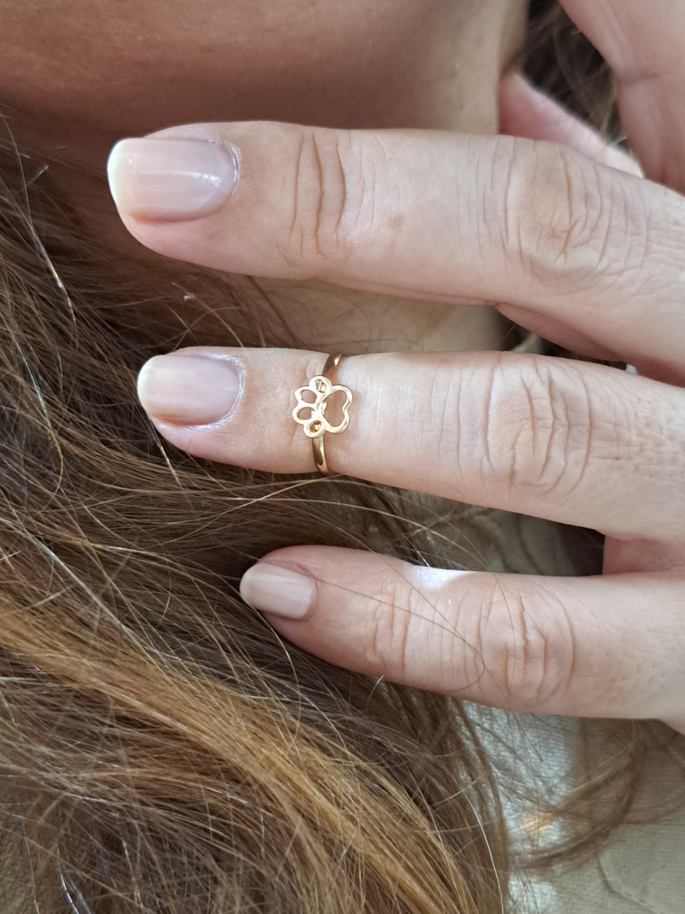 Foto de anel falange patinha