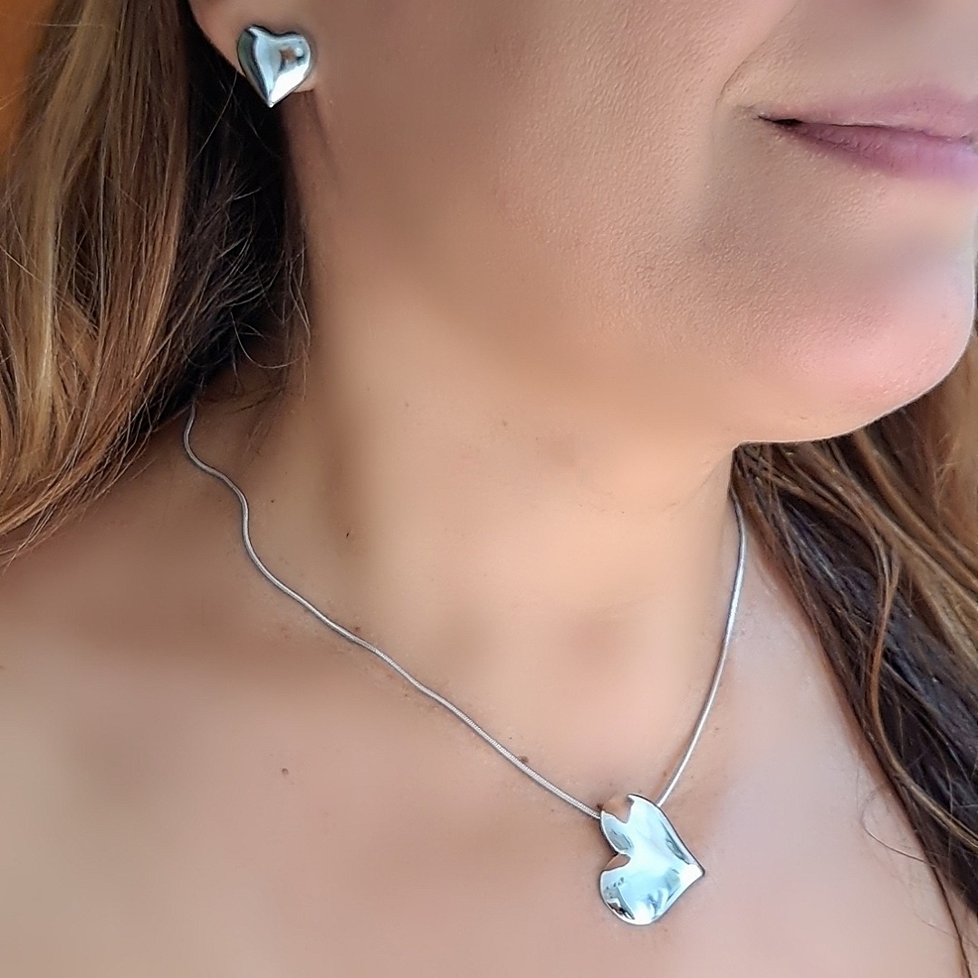 Foto de conjunto coração laminado