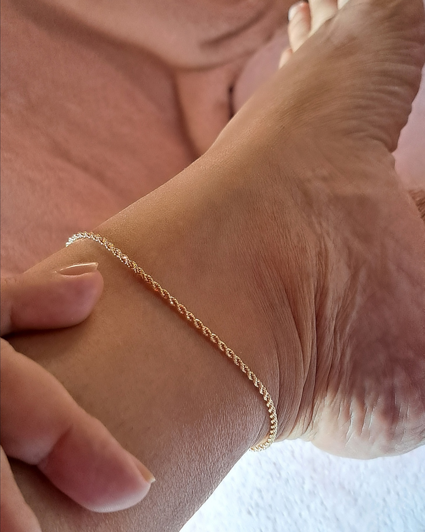 Foto de tornozeleira corda