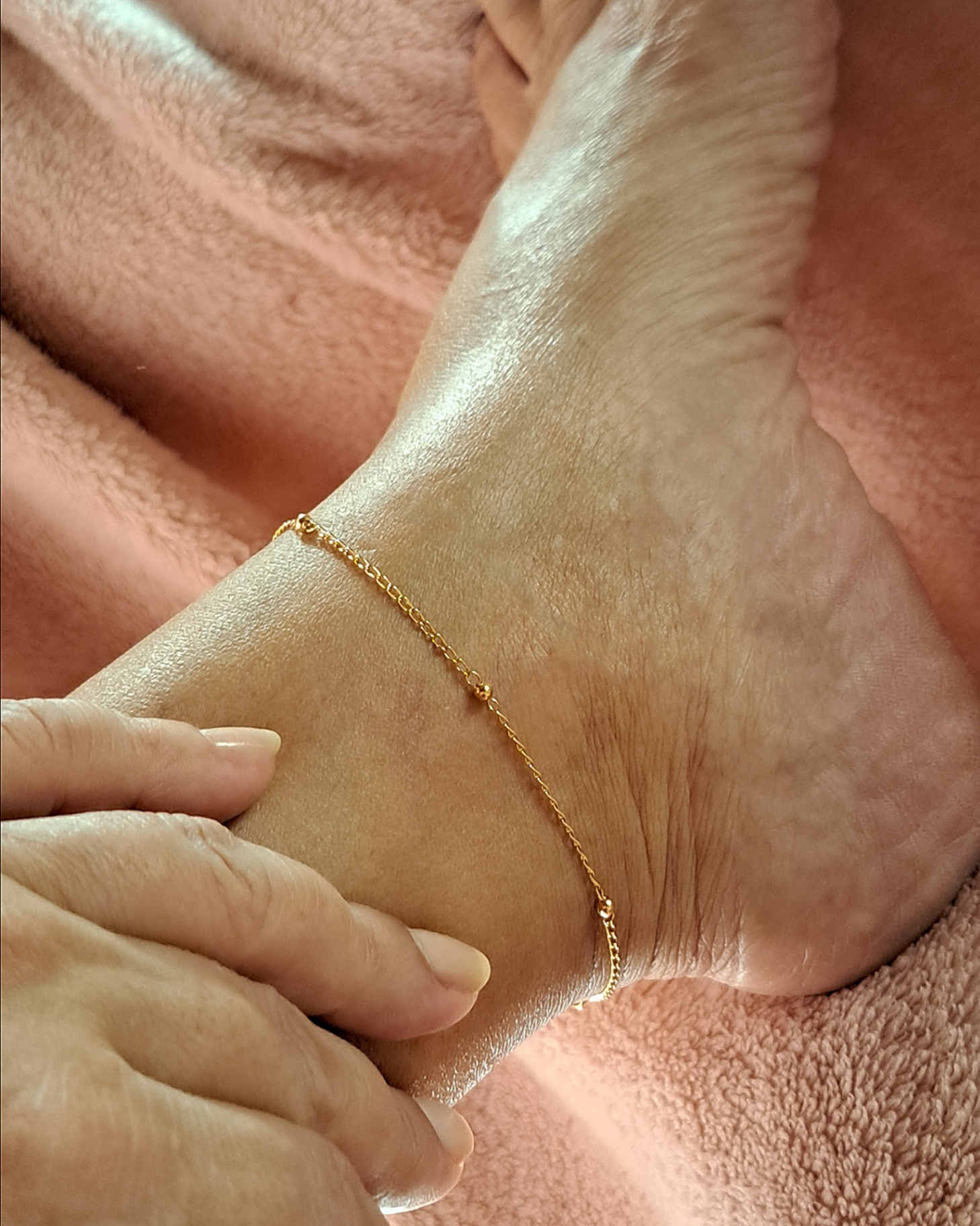 Foto de tornozeleira 5 bolinhas