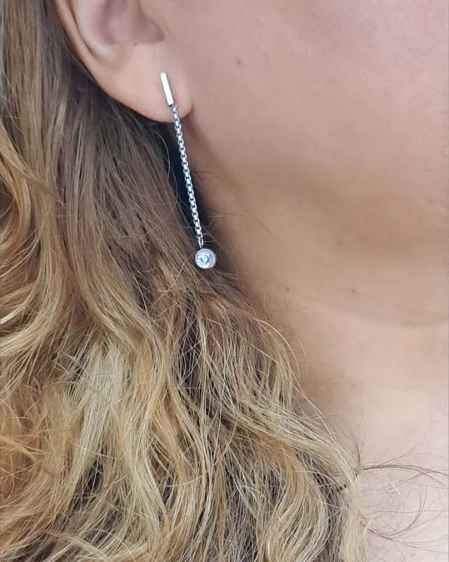 Foto de brinco veneziana ponto luz aço inox