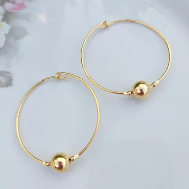 Foto de argola com uma esfera de 9mm