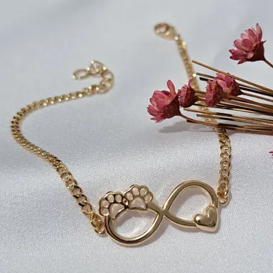 Foto de pulseira pet amor infinito