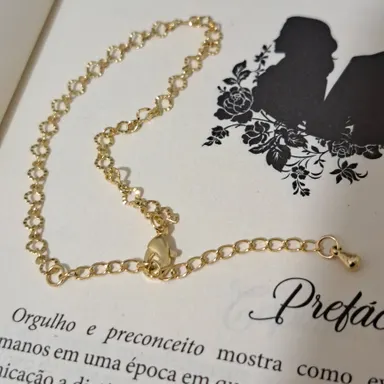 Foto de pulseira diamantada vazada