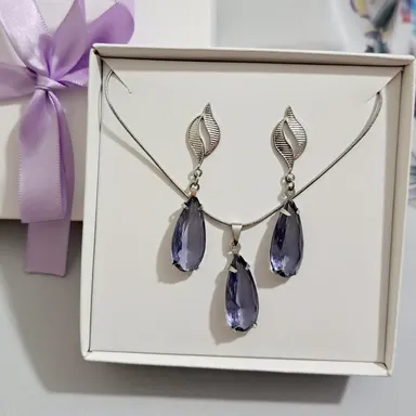 Foto de conjunto pedra gota em aço inox