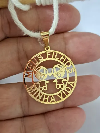 Foto de pingente meus filhos minha vida