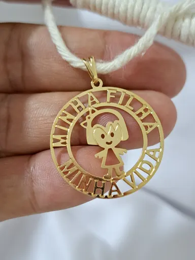 Foto de pingente minha filha minha vida