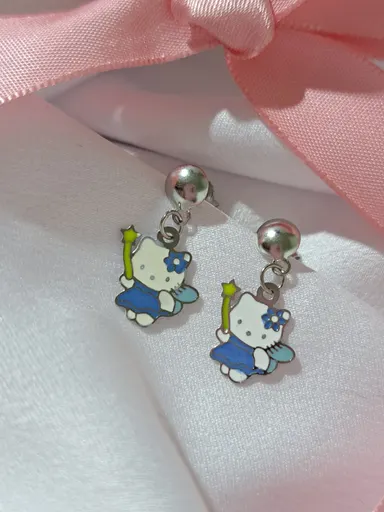 Foto de conjunto resinado hello kitty em aço inox