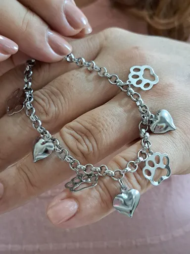 Foto de pulseira pet robusta aço inox