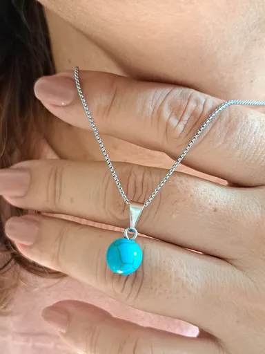 Foto de conjunto aço inox esfera natural azul