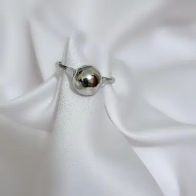 Foto de anel esfera 9mm em aço inox