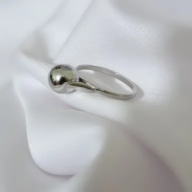 Foto de anel esfera 9mm em aço inox