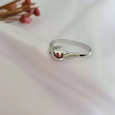 Foto de anel esfera 7mm em aço inox
