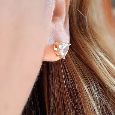 Foto de conjunto pedra coração cristal