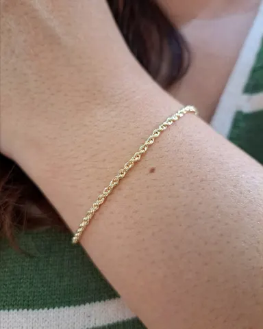 Foto de pulseira corda