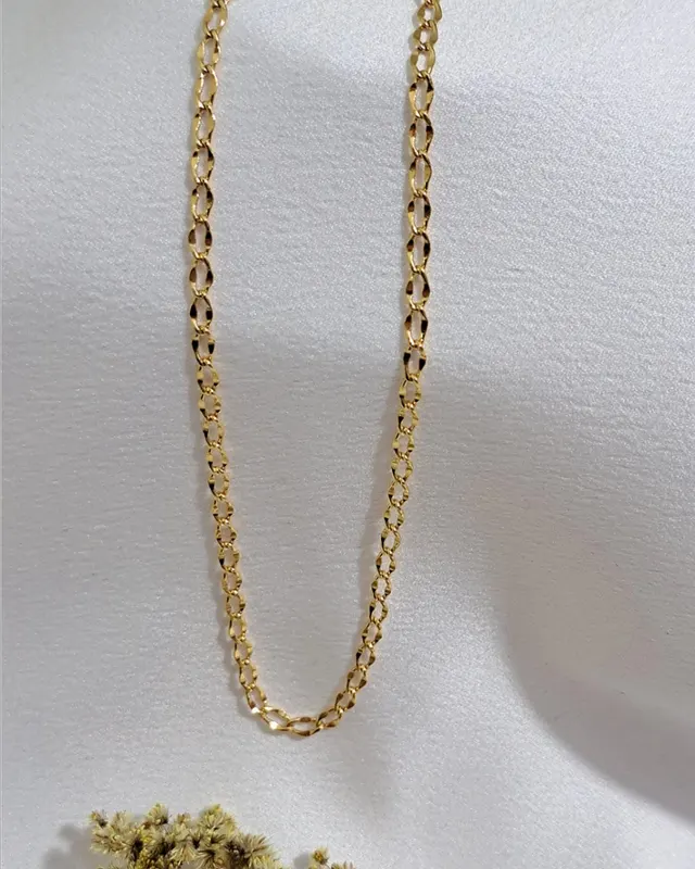 Foto de colar losango de 45cm com 3mm Foto de colar losango de 45cm com 3mm