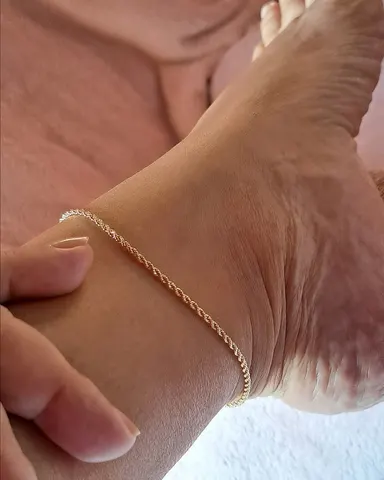 Foto de tornozeleira corda