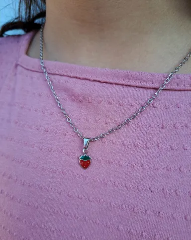 Foto de conjunto moranguinho resinado em aço inox