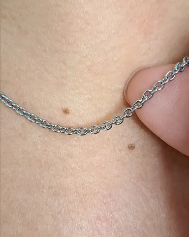 Foto de colar correntinha em aço inox 45cm