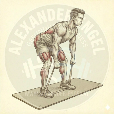 Fitnessband - Rückenstrecker im Stehen